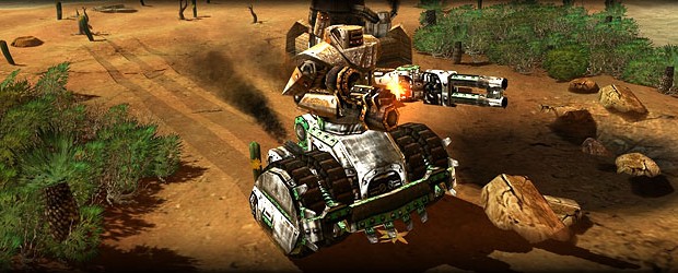 Steel Legions will get a spectacular update titled Warfare with exciting new features and items. The Warfare expansion brings even more firepower to the fights and intensifies the conditions between the empires on the battlefield. One of the most important elements is the dynamics of the game map on which players struggle to keep as many of their empire’s buildings functioning as possible. New Modules Players’ tanks can now be equipped with new modules which unlock a wide variety of powerful bonuses over a certain period of time. The Warfare update brings the first type of modules, the experience modules, into the Steel Legions universe. The experience modules have an especially strong effect – particularly in regard to fast upgrades – because the points earned can be quickly doubled or tripled. The experience modules can be earned through outstanding achievements of an empire or the “Dominator of the Match”. Additionally, as the most successful player of the winning team the “Dominator of the Match” will now receive up to five different bonuses per day instead of just the previous single one. The New Marketplace The new marketplace will open in the headquarters of each empire. There, players can purchase effective item sets and various premium offers and at the same time exchange their hard-earned medals for extensive advantage packages. The offers in the marketplace will be expanded more and more over the coming weeks and months. New Weapons Systems With the Kinetic Deflector the engineers of the mighty battle behemoths have entered new territory. The Deflector allows pilots to reflect enemy projectiles so that enemy tanks get a taste of their own medicine. The tank being fired on does continue to take damage, but weaker units in particular can defend themselves much more successfully against well-equipped rivals. With the new...